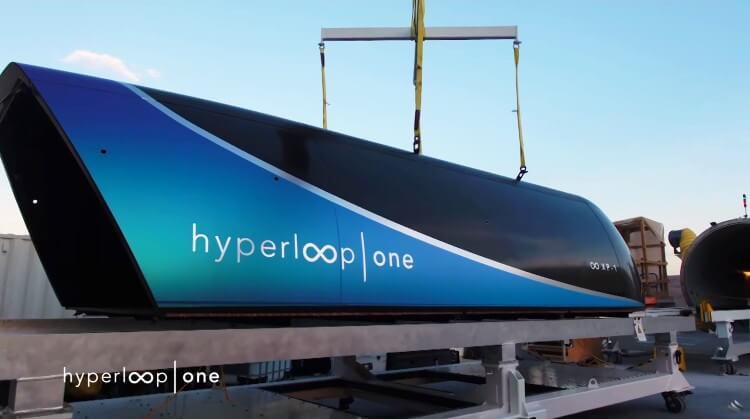 A Hyperloop one éles tesztelése